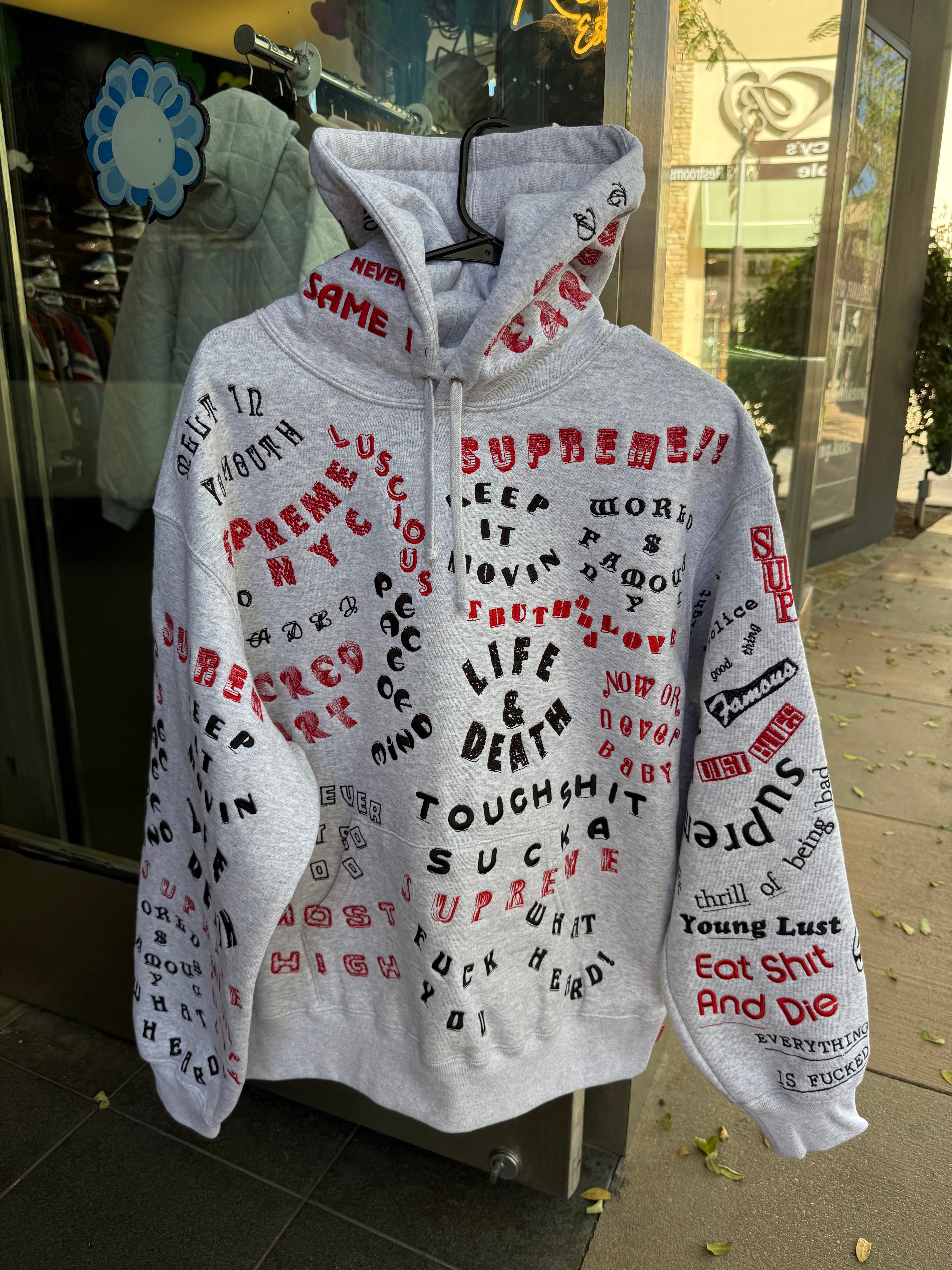 Supreme too deadly hoodie