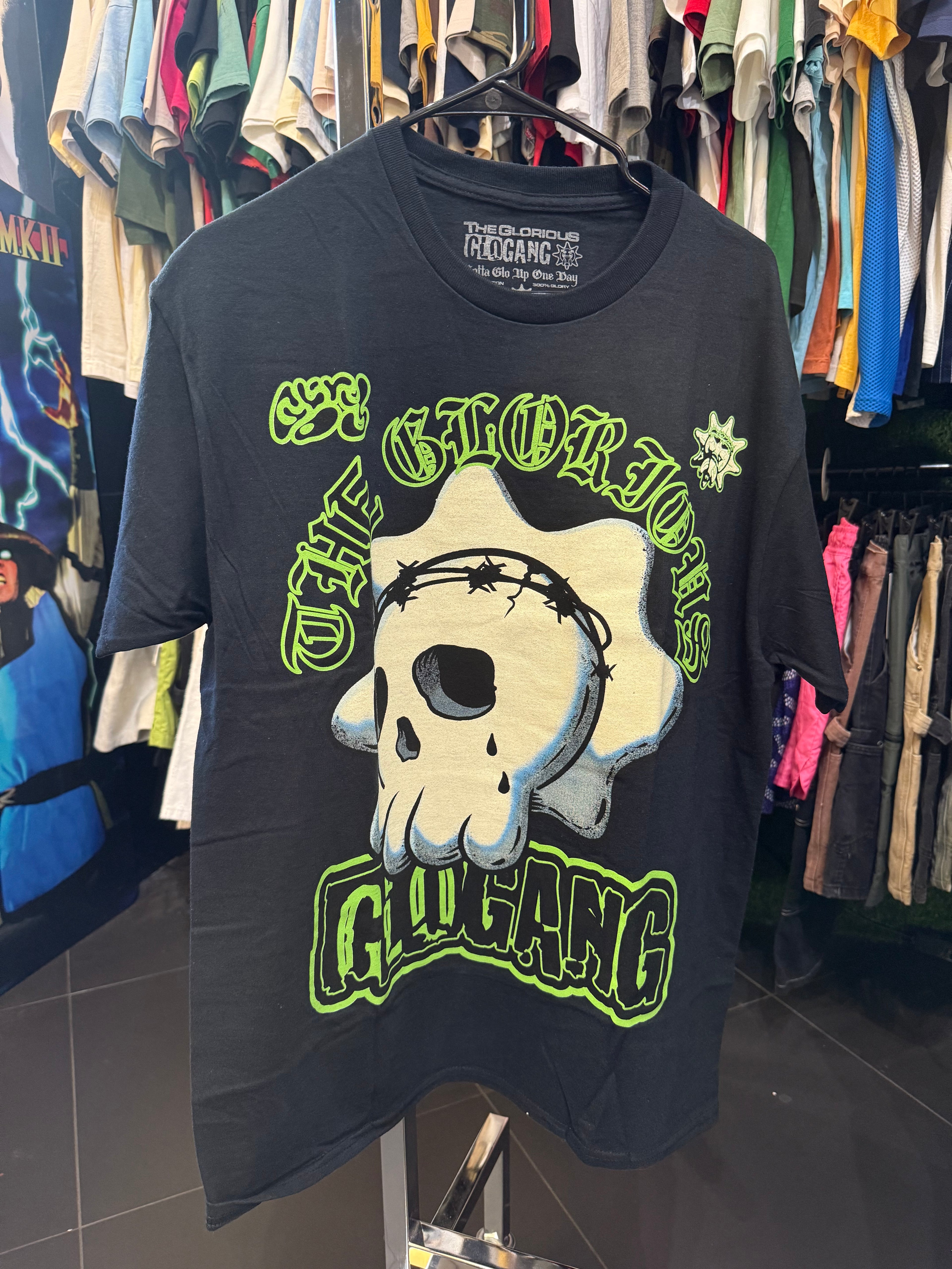 Glo gang skull tee