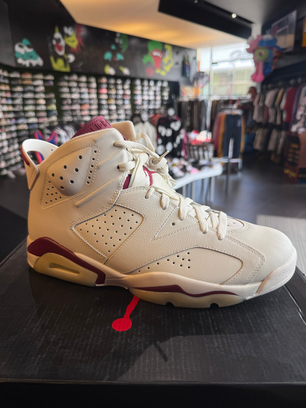 Jordan 6 maroon