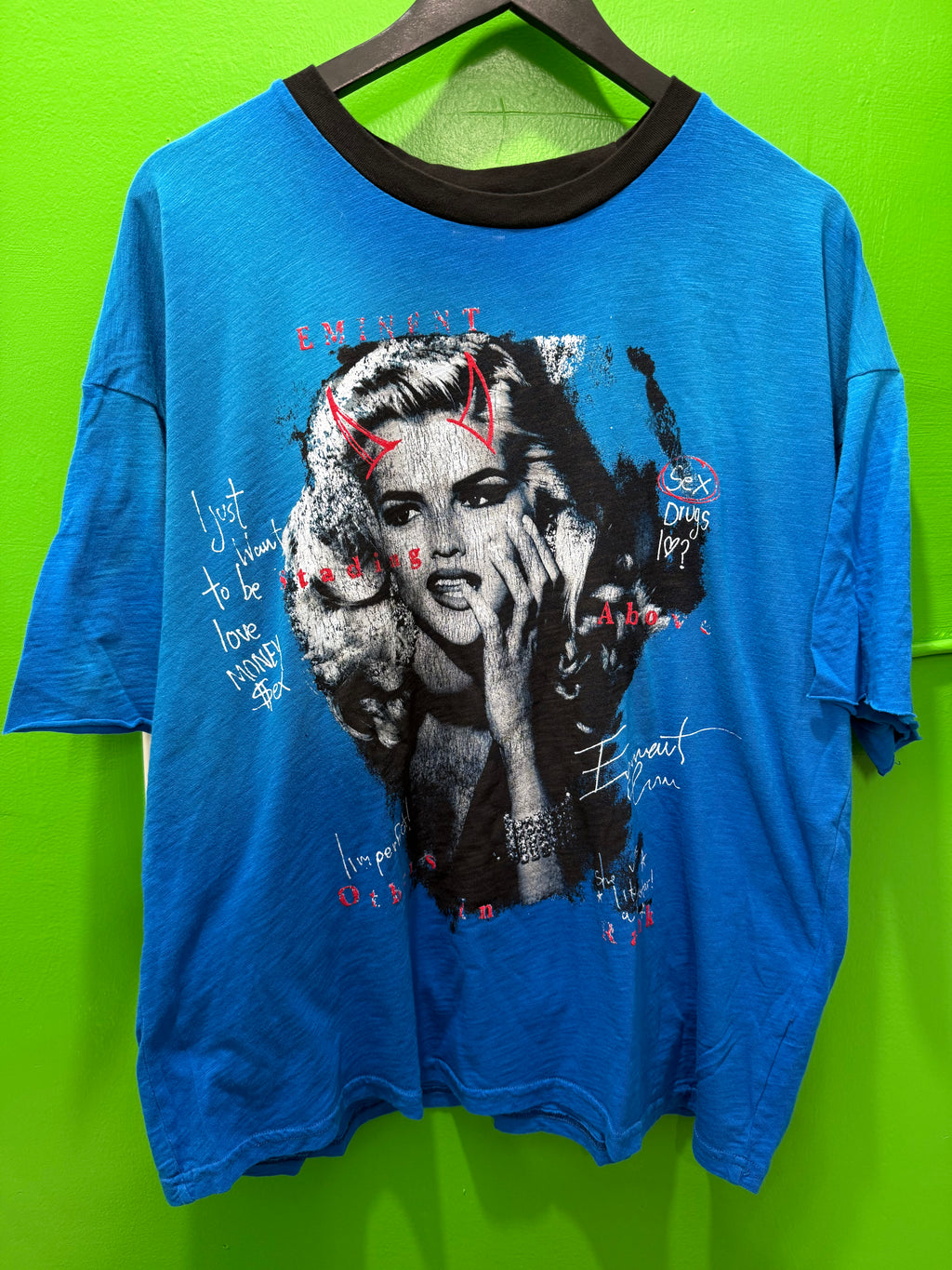 Eminent Blue ringer tee