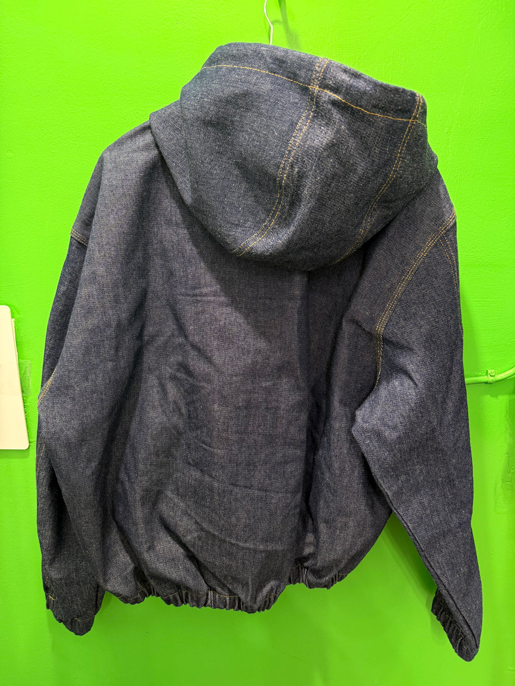 Awful lotta cough syrup heavy duty Jean jacket