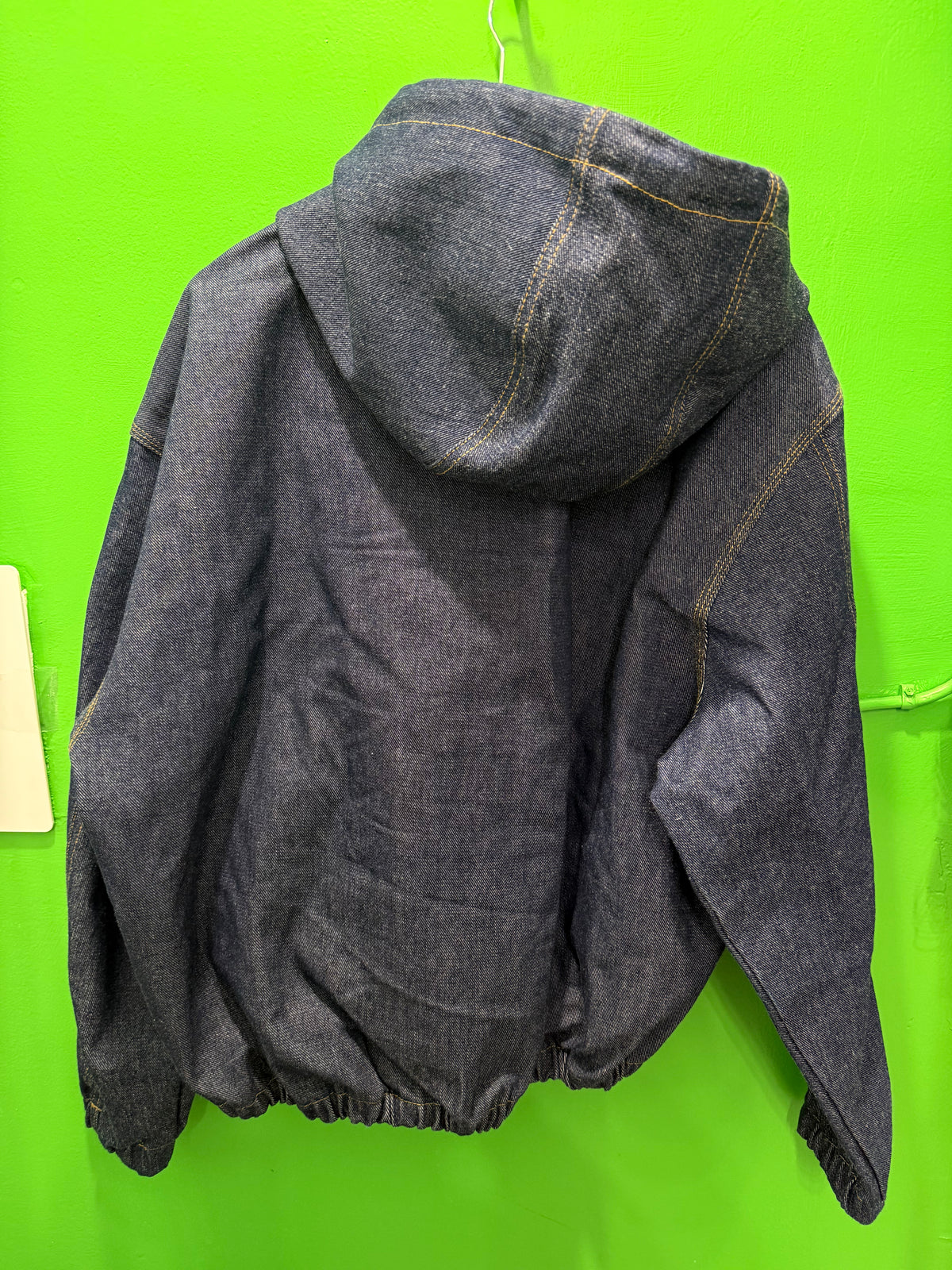 Awful lotta cough syrup heavy duty Jean jacket
