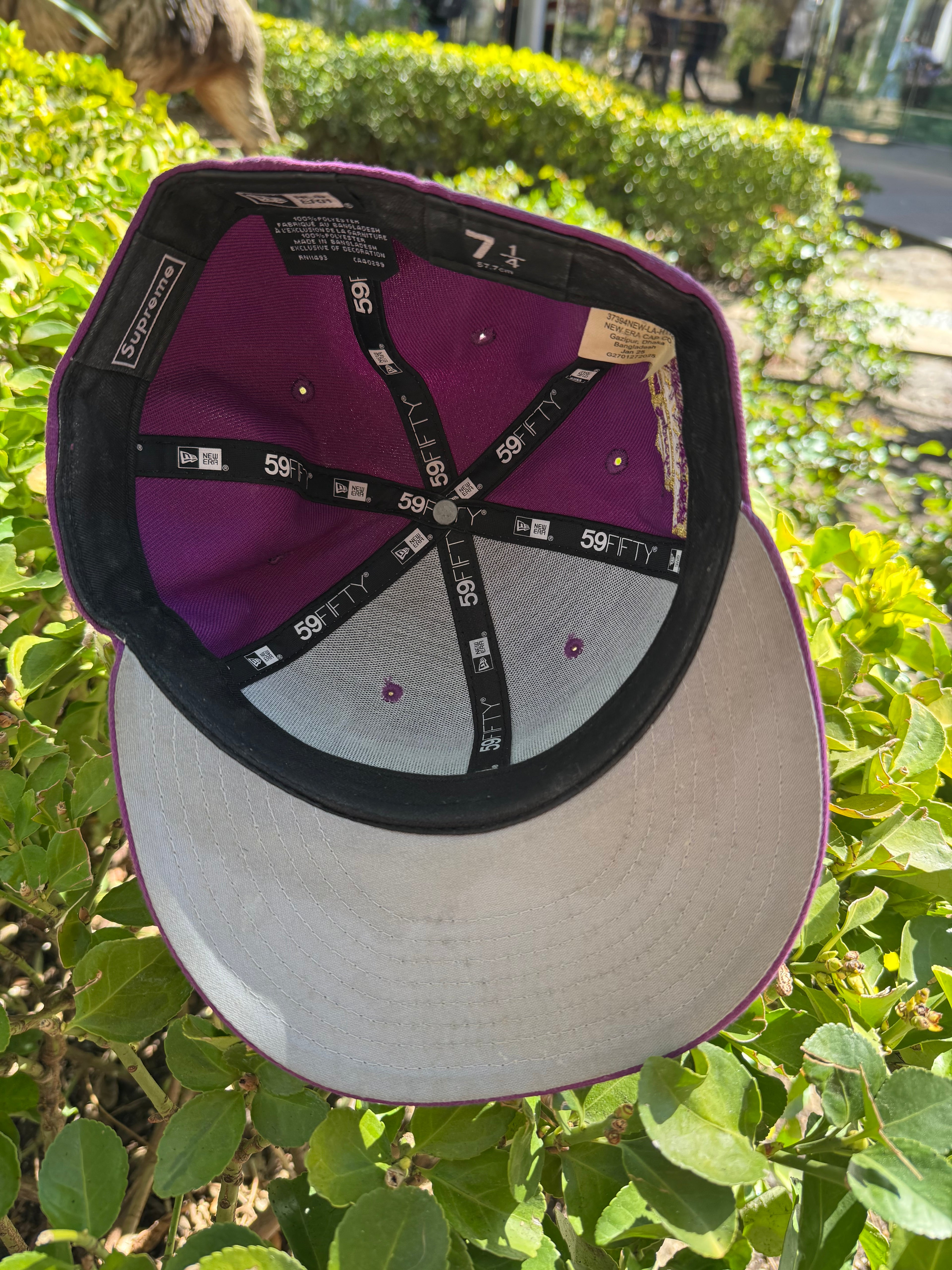 Supreme purple fitted
