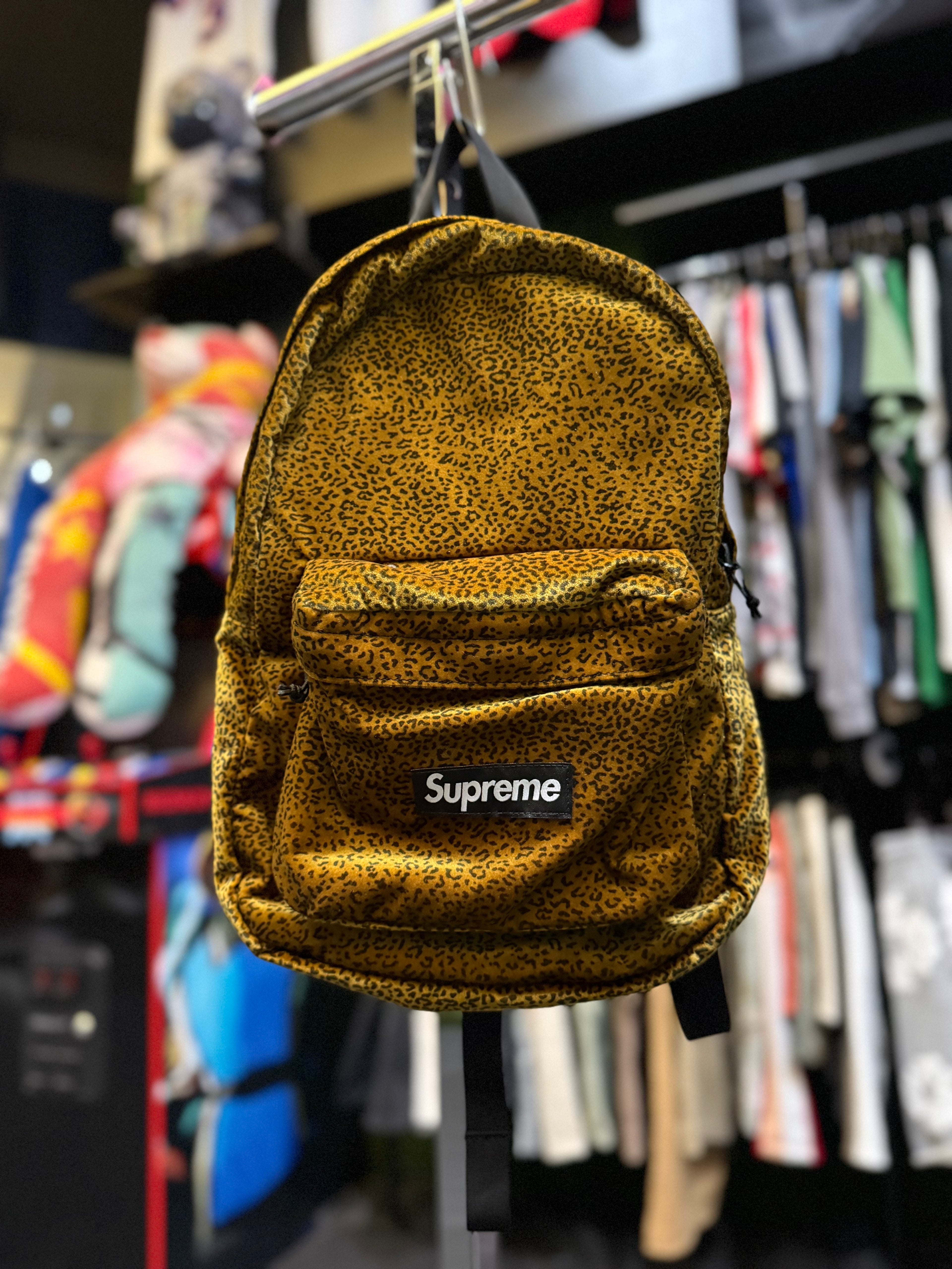 Supreme cheetah backpack