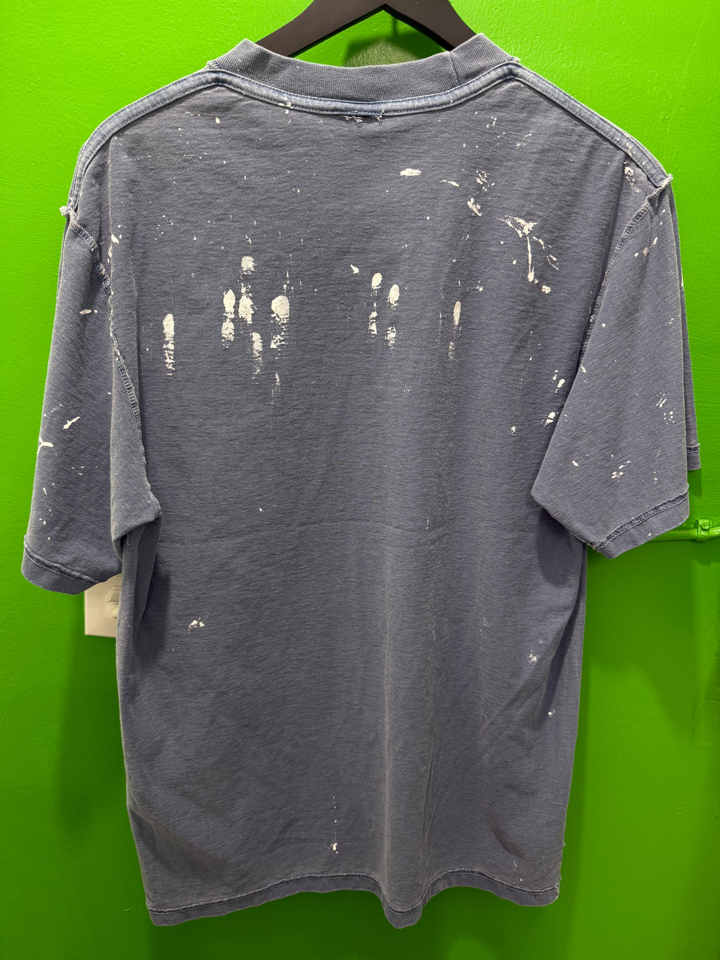Shihai Kassoro Blue paint splatter tee