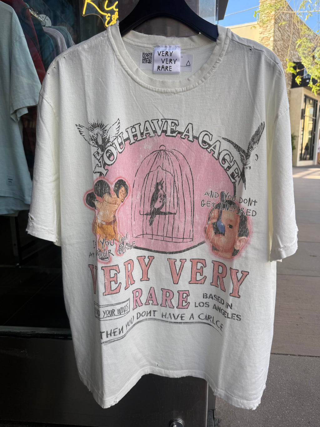 You have a cage tee