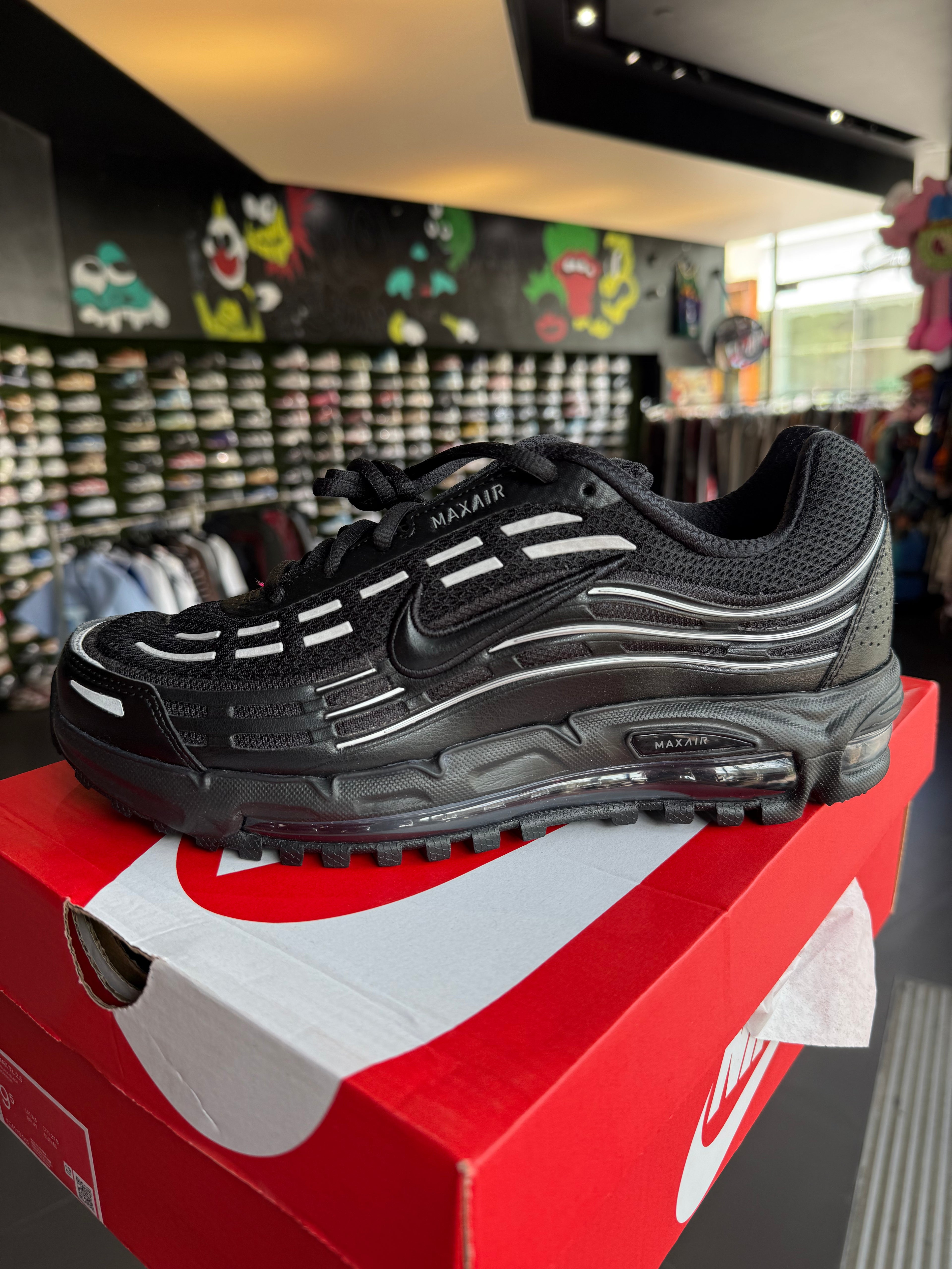 Airmax black silver metallic
