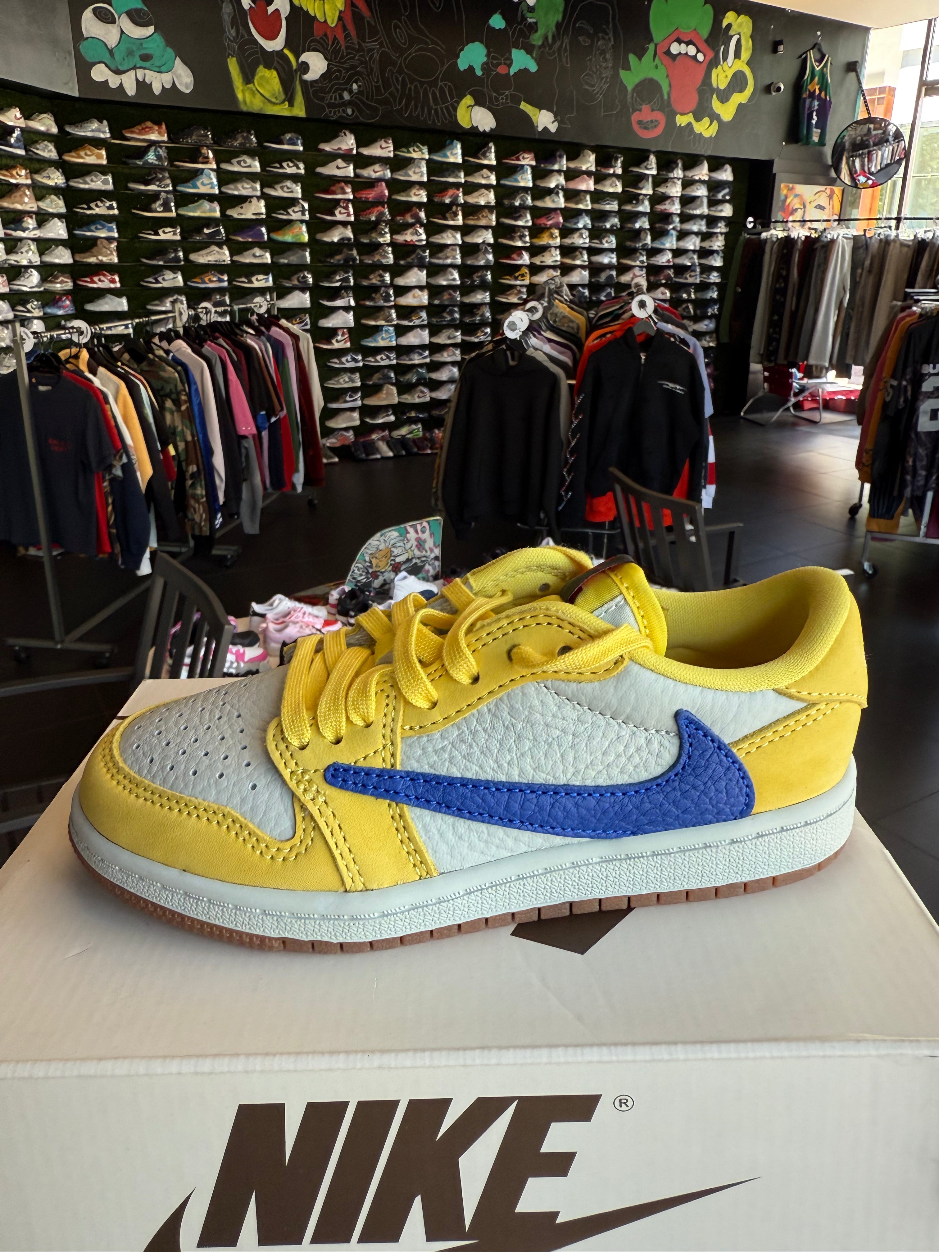 Jordan 1 low Travis canary