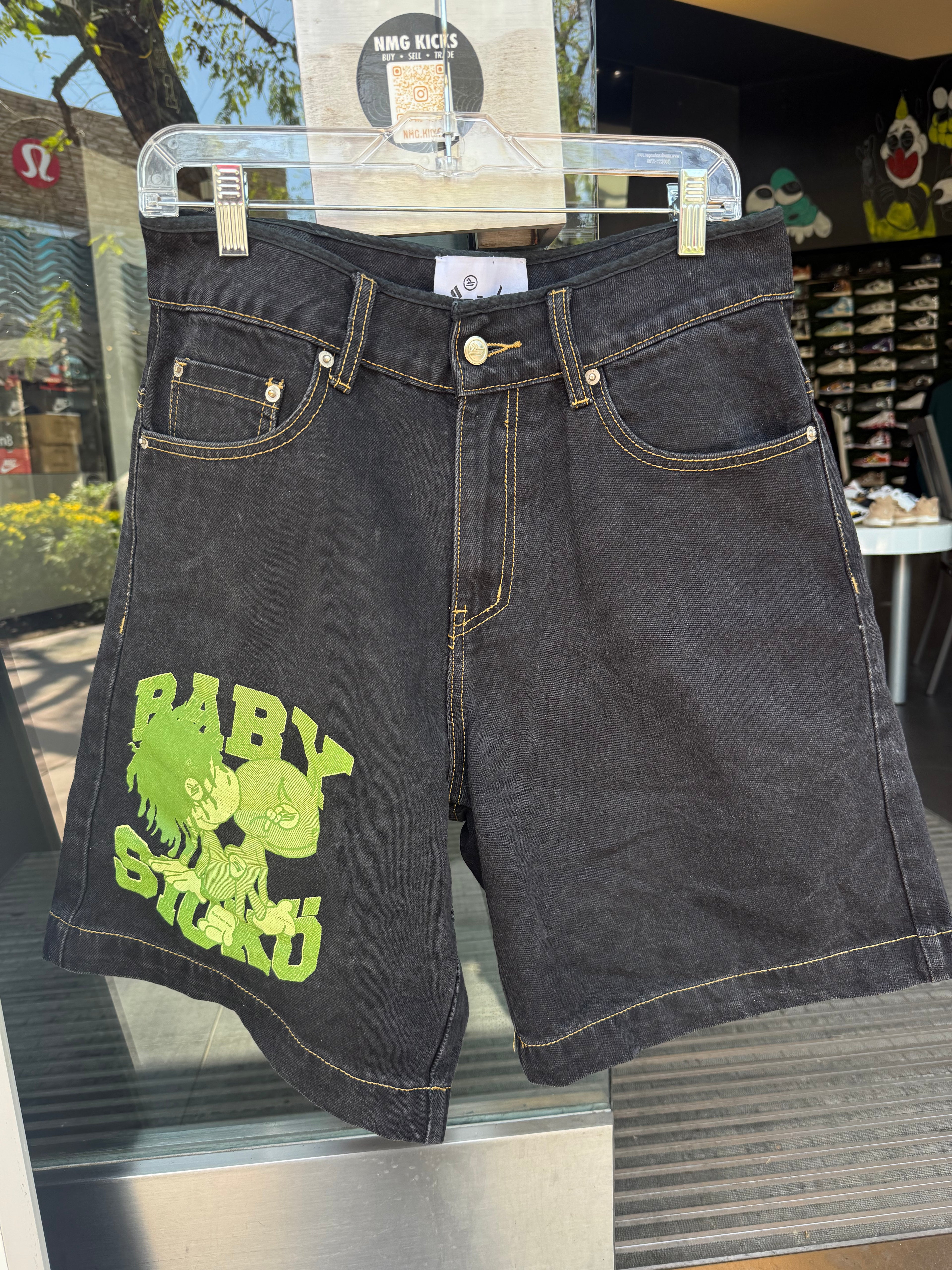 Baby sicko denim shorts